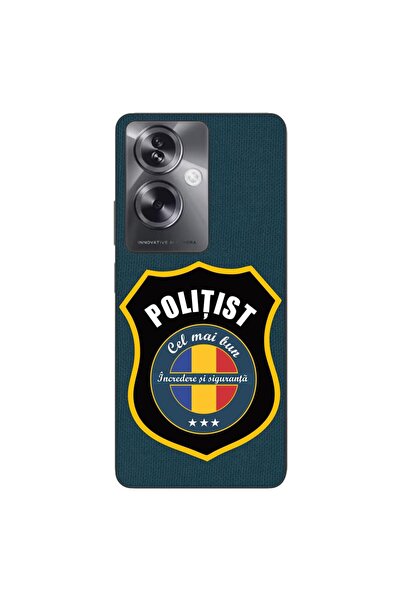 OEM Θήκη συμβατή με Oppo A79 5G Σιλικόνης Τζελ TPU Μοντέλο Αστυνομικός