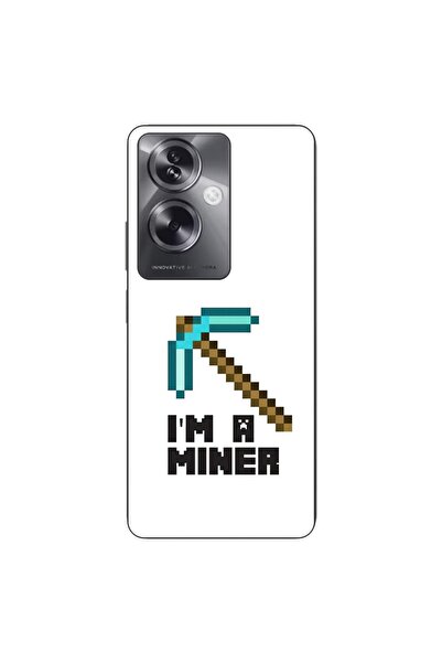 OEM Husa compatibila cu Oppo A79 5G Silicon Gel Tpu Model Minecraft Miner