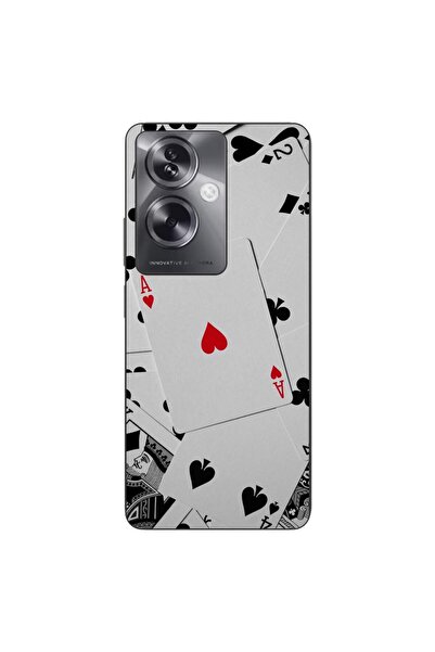 OEM Husa compatibila cu Oppo A79 5G Silicon Gel Tpu Model Carti Poker