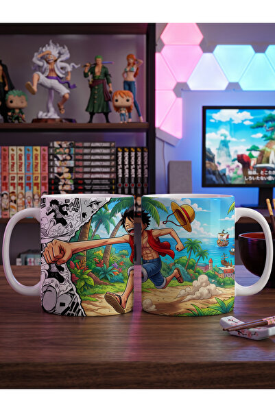 Vulpes One Piece Luffy Tasarımlı Kupa Bardak-No 9