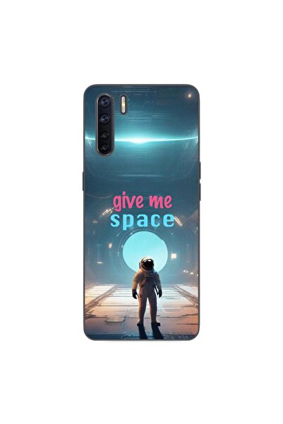OEM Case compatible with Oppo A91 Silicon Gel Tpu Model Give Me Space