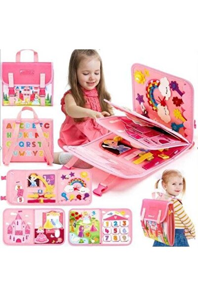 Arabest 17-in-1 Montessori Busy Board Toys,Sensory Board for Number,Shape,Col...