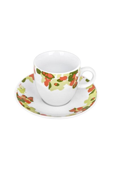 OEM Max Home Φλυτζάνια Πορσελάνης Καφέ Σετ 6 Τεμαχίων 90ml MF11-0507