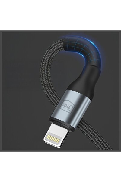 3MK Cablu USB Hyper Cable N-SERIES USB-A la Lightning 12W 5V/2.4A 1m