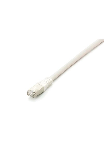 EQUIP Cablu patch Cat6A Plat.S/FTP 2xRJ45 5.00m alb LSZH pungă de plastic