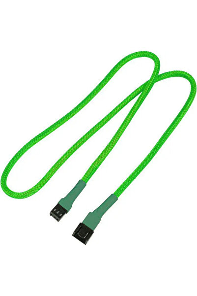 Nanoxia Kabel 3-Pin Verl√§ngerung, 60 cm, neon-gr√ºn