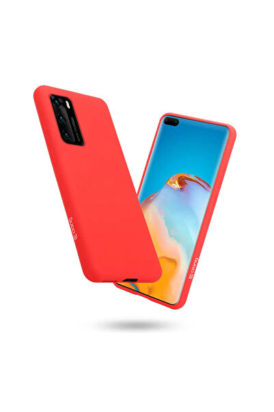 Crong Husă colorată - Etui Huawei P40 (roșu)