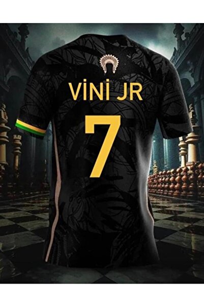 Alaturka Mix Brezilya Siyah Vini jr Özel Konsept Forması (Jersey)