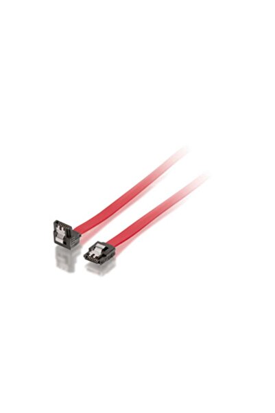 EQUIP Cablu SATA 7 pini - 7 pini cotit 3Gbps 0.30m cablu PVC polibutel