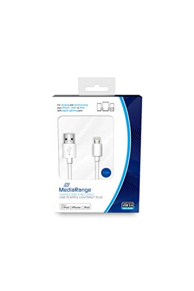 MediaRange Cablu de încărcare și date USB 2.0 la Apple Lightning 1m