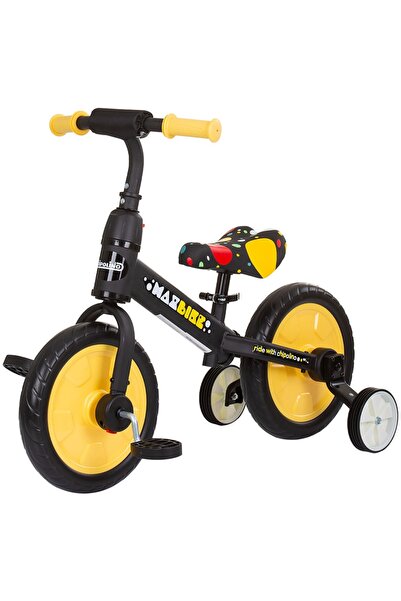 Evelise 2 în 1 Bicicletă Chipolino Max Bike galbenă