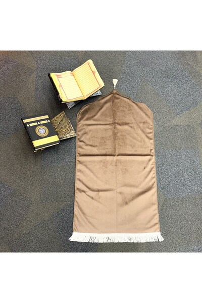 mybedesten Modern Velvet Prayer Rug - Single Color