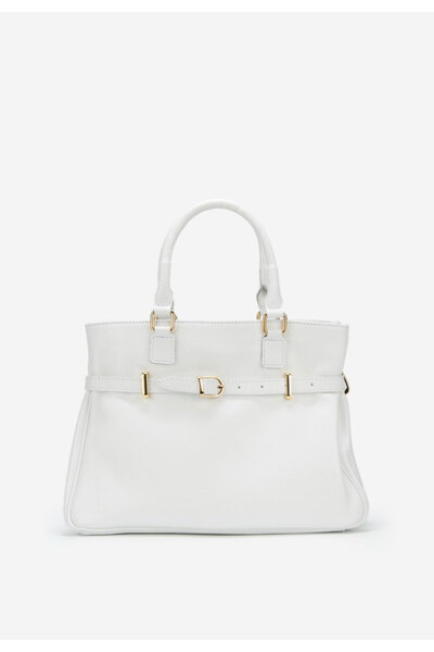 B T Shoes Ruxandra Office Bag White
