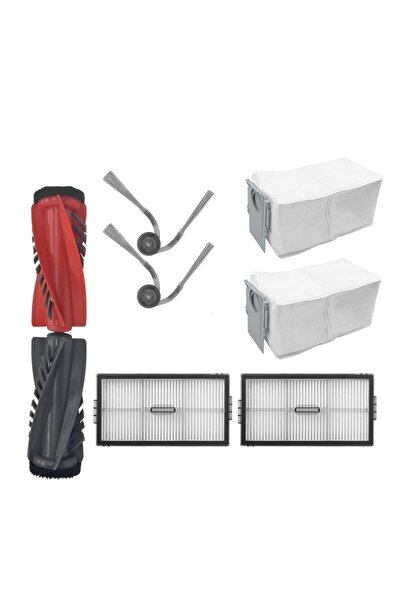 Robotcum Roborock Saros 10R Compatible Full Set 2 Hepa Filters 2 Main Brushes...