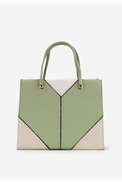 B T Shoes Geanta Office Cremliana verde