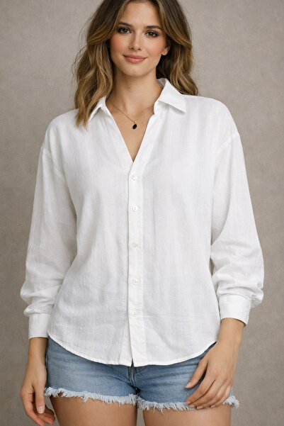 Meine Liebe Unterwäsche Oversize Pure Touch White Shirt