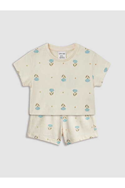 LC Waikiki Set floral pentru fetițe