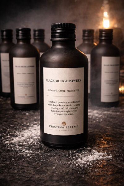 Cristina Serene Αρωματικό χώρου Reed Diffuser – Black Musk & Powder