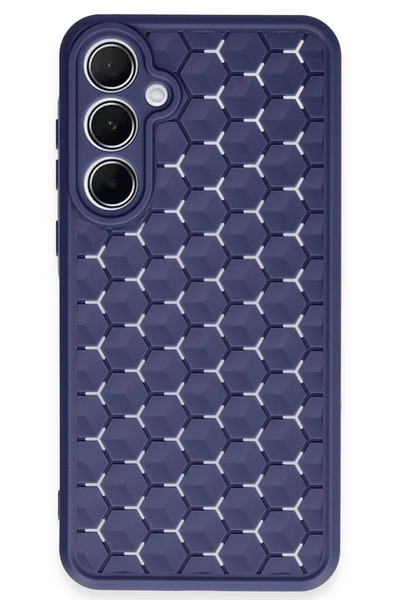 New Face Nhrhls Galaxy A55 5g Case P Silicone Cover (174358) - Navy Blue