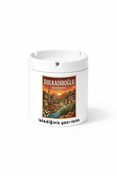 Kirbi Reklam İlçe Kahramanmaraş Dulkadiroğlu Double-Sided Printed Ash Tray As...