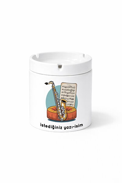 Kirbi Reklam Diger Saxophone Saxophone Instrument Double-Sided Printed Ash Tr...