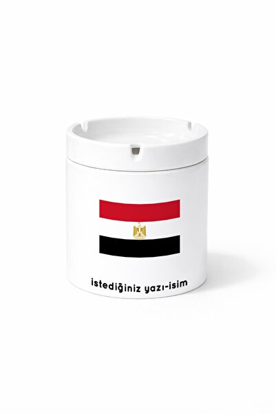Kirbi Reklam Country Eg Egypt Flag Flag Double Sided Printed Ash Tray Ashtray...