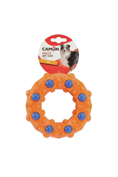 Camon Tpr Geometric Ring-Shaped Durable Dog Chew Toy 14.5 cm