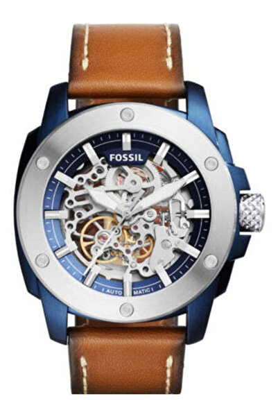 Fossil ME3135 Modern Machine Sport Automatic Dark Brown Leather Watch