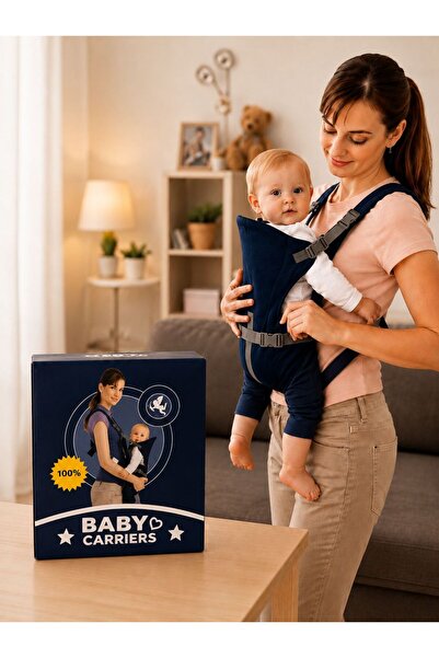 OEM Marsupiu Ergonomic pentru Bebe Baby Carrier 3.5-12 kg, Reglabil, Albastru