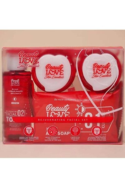 BEAUTY LOVE SKIN ESSENTIALS مجموعة تجديد شباب الوجه