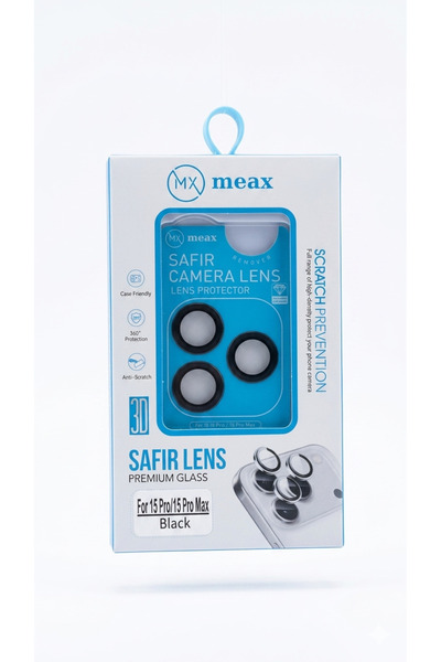 meax Sapphire iPhone 15 Pro / 15 Pro Max Premium Sapphire Glass Camera Lens P...