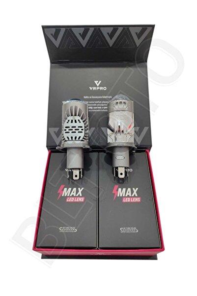 vr pro H4 Max Mercekli Led Xenon 22.000 Lümen 50W 12-24V Ufuk Çizgili