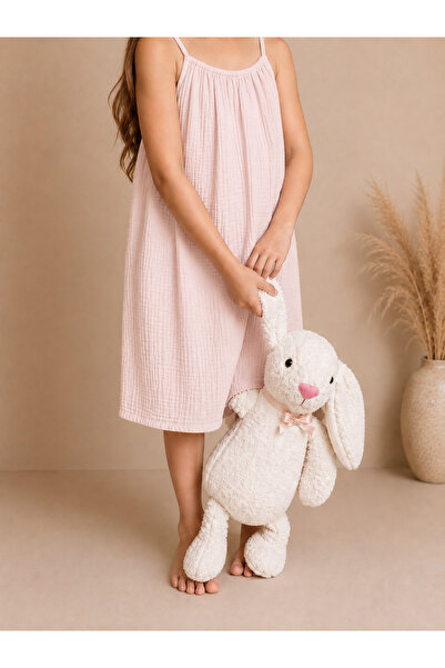 Nuno Touch Kız Çocuk Müslin Askılı Elbise Soft Muse Dress