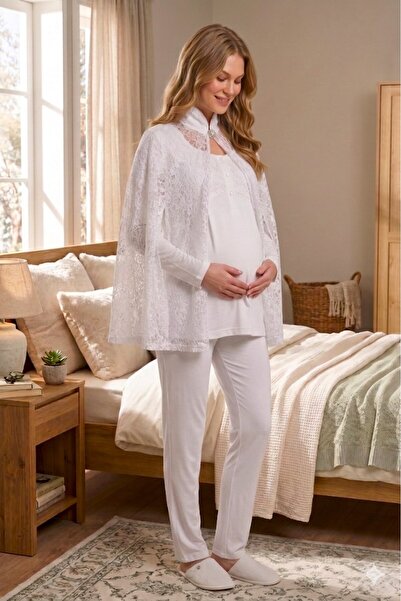 Lohussa Noul sezon Ecru Poncho din dantelă, haină de vară, design special, se...