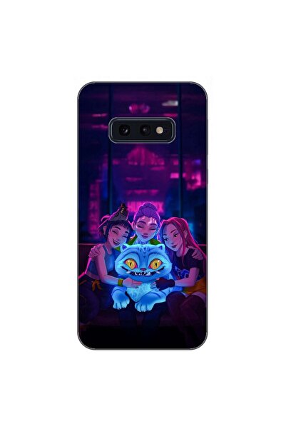 OEM Husa compatibila cu Samsung Galaxy S10e Silicon Gel Tpu Model KPop Demon ...