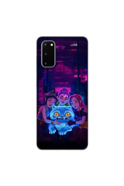 OEM Husa compatibila cu Samsung Galaxy S20 Silicon Gel Tpu Model KPop Demon H...