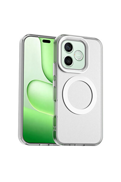 Techsuit Husa pentru Honor 600 Lite, CandyCase MagSafe, protectie antisoc, alb
