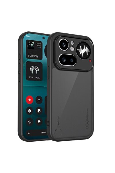 sscase Matte Ημιδιάφανη Σκληρή Θήκη Frosted Black (Nothing Phone (4a) Pro)