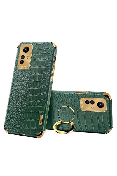 sscase Crocodile Θήκη Σιλικόνης με Δαχτυλίδι Green (Xiaomi Redmi Note 12S 4G)