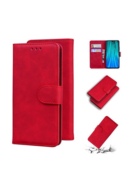 sscase Skin Feel Θήκη Πορτοφόλι Red (Xiaomi Redmi Note 8 Pro)