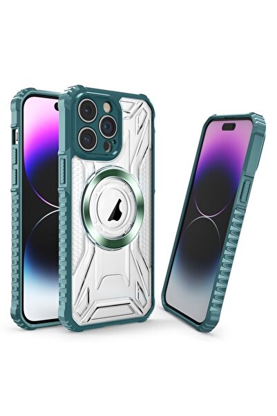 sscase CD Texture Magsafe Σκληρή Θήκη Dark Green (Apple iPhone 15 Pro)