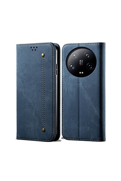 sscase Denim Texture Θήκη Βιβλίο Blue (Xiaomi 14 Ultra 5G)