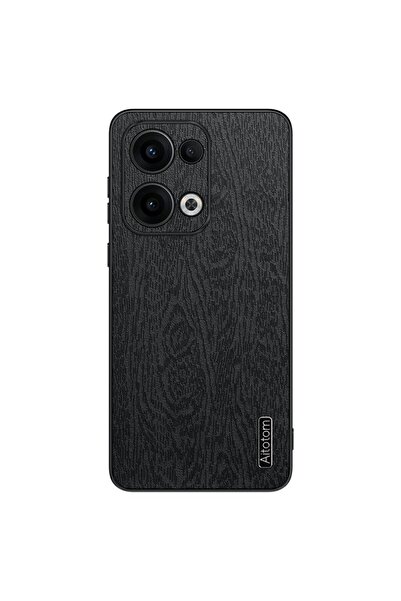 sscase Wood Σκληρή Θήκη Black (Oppo Reno13 5G)