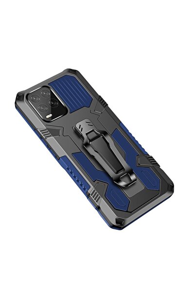 sscase Armor Warrior Σκληρή Θήκη με Στήριγμα Blue (Realme 8/8 Pro)