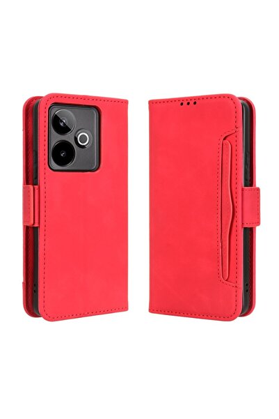 sscase Multiple Cards Θήκη Πορτοφόλι Red (Realme GT 7 5G / GT 7T 5G)