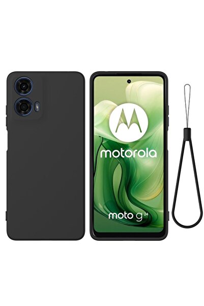 sscase Solid Color Θήκη Σιλικόνης Black (Motorola Moto G24 / G04)