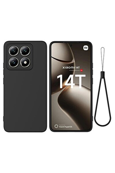 sscase Solid Color Θήκη Σιλικόνης Black (Xiaomi 14T 5G)