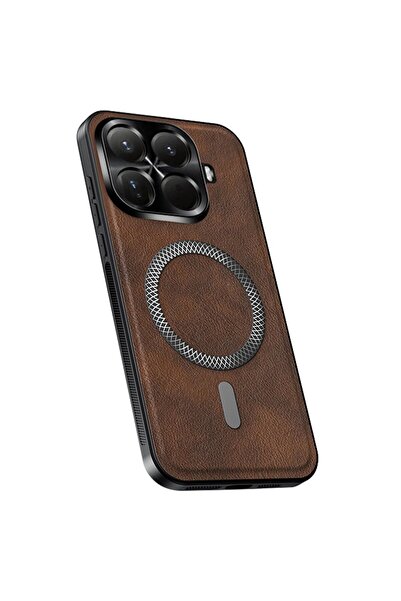 sscase Metal Cover Magsafe Σκληρή Θήκη Brown (Xiaomi 15T Pro 5G)