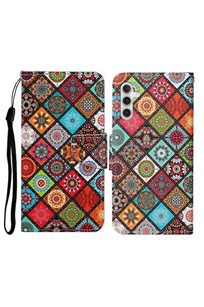 sscase Colored Drawing Θήκη Πορτοφόλι Ethnic Style (Samsung Galaxy A34 5G)