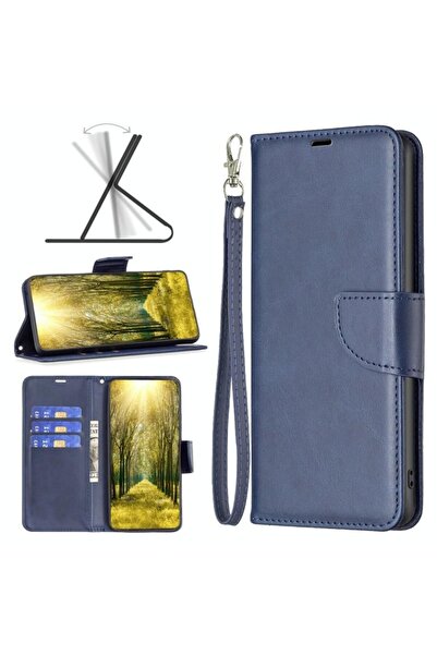 sscase Lambskin Texture Θήκη Πορτοφόλι Blue (Oppo A98)